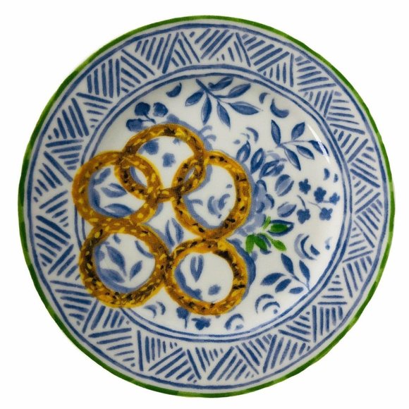 6 Isabelle de Borchgrave Dessert Plates Canapé - Picture 9 of 11